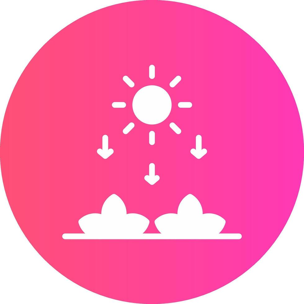 Photosynthesis Creative Icon Design vector