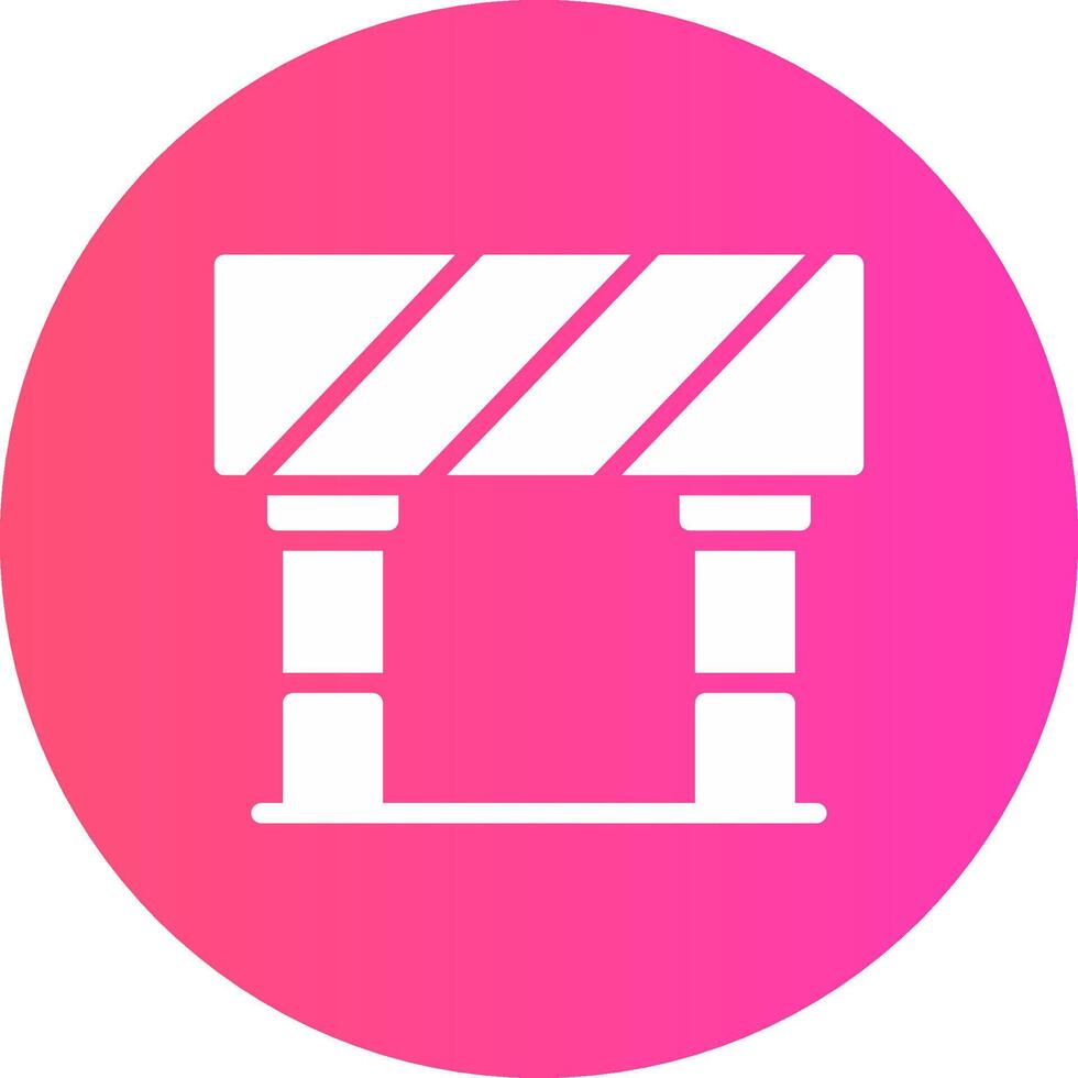 Barrier Creative Icon Design vector