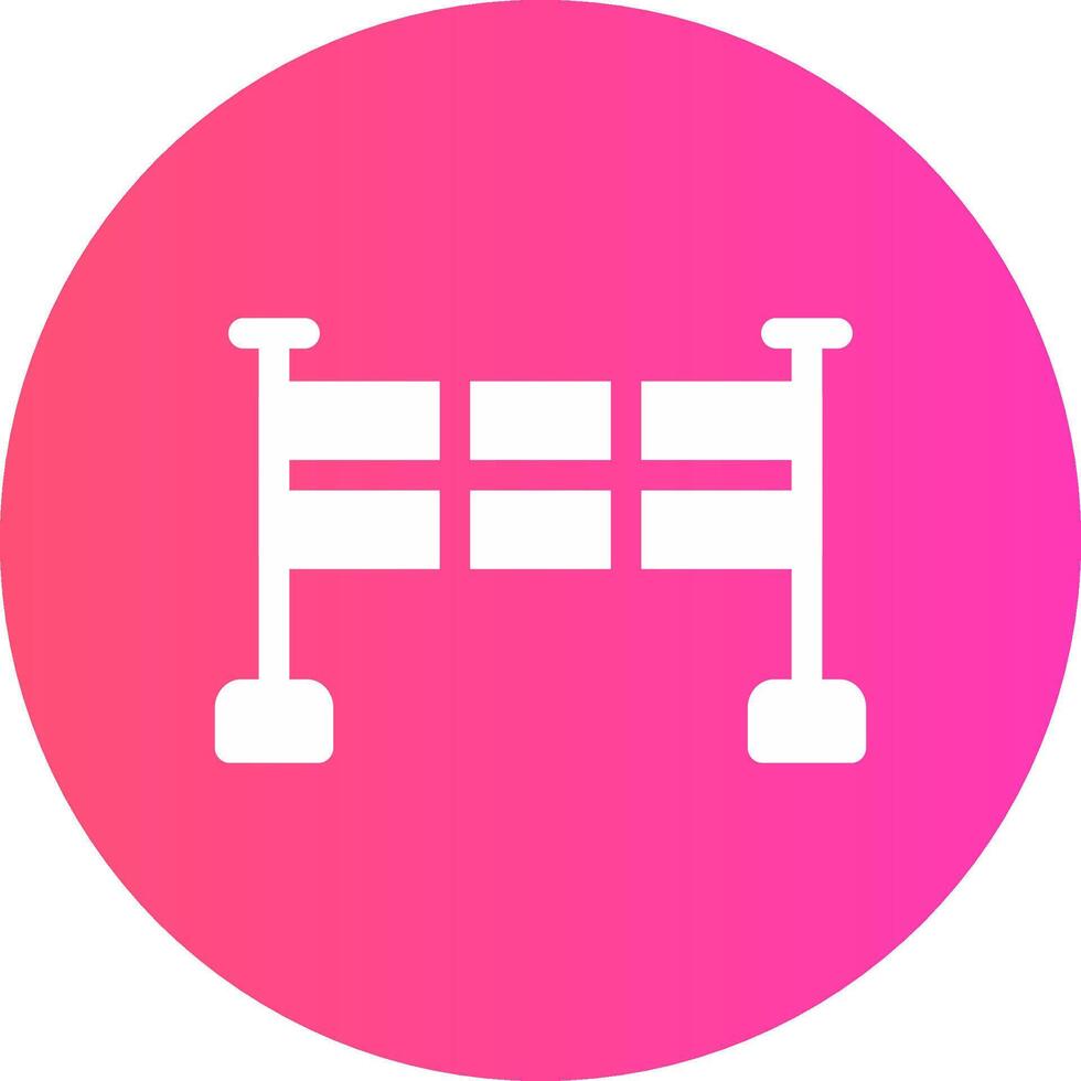 Finish Line Creative Icon Design vector
