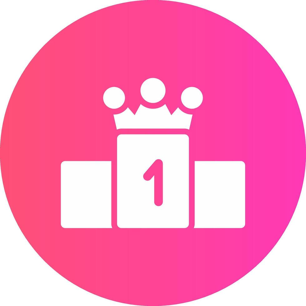 Winner Creative Icon Design vector