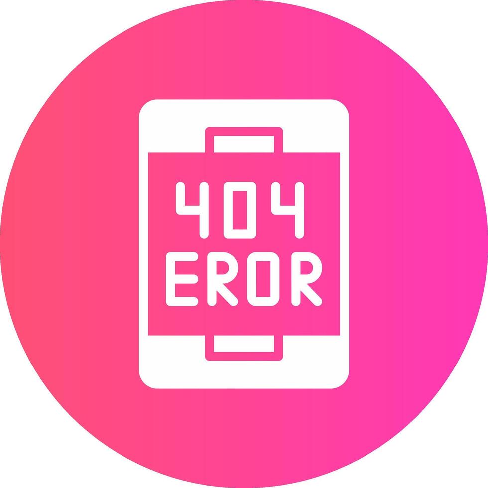 diseño de icono creativo de error vector