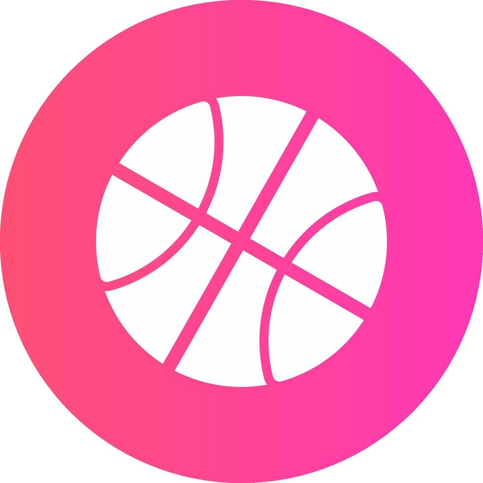 diseño de icono creativo de baloncesto vector