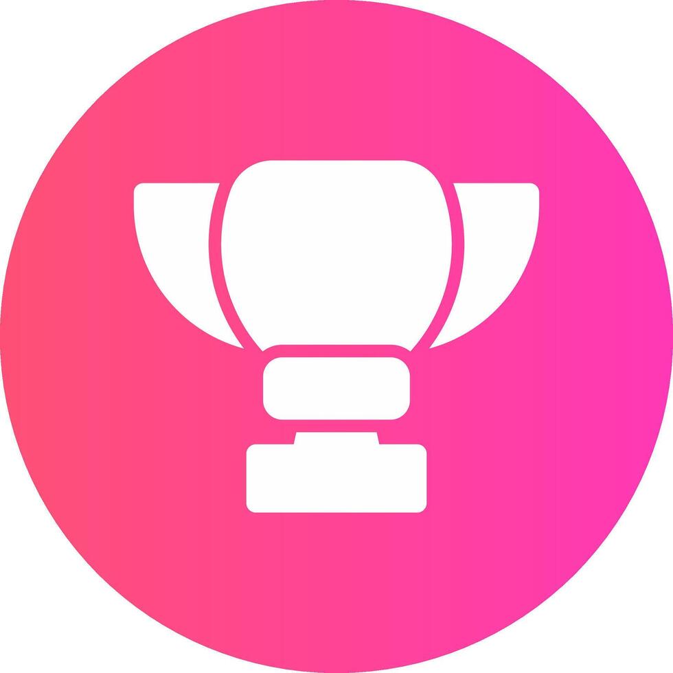 Trophy Creative Icon Design vector