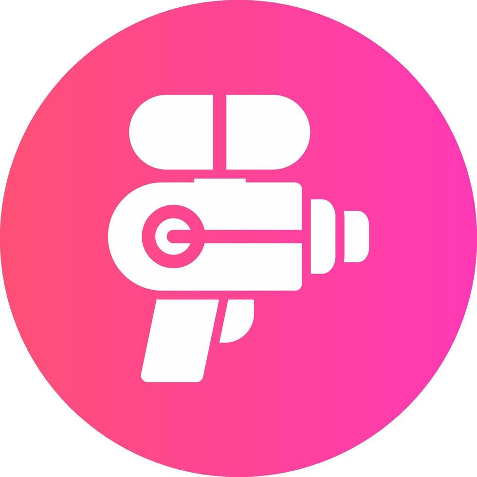 Water Gun Creative Icon Design vector