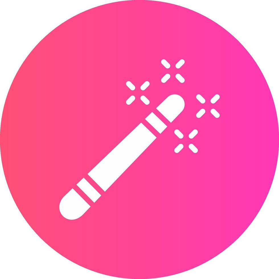 Magic Stick Creative Icon Design vector