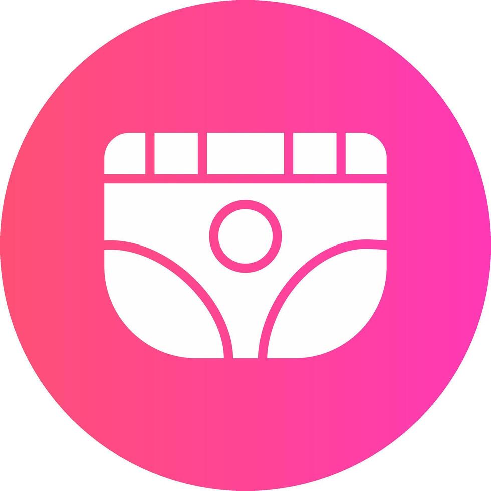 Diaper Creative Icon Design vector