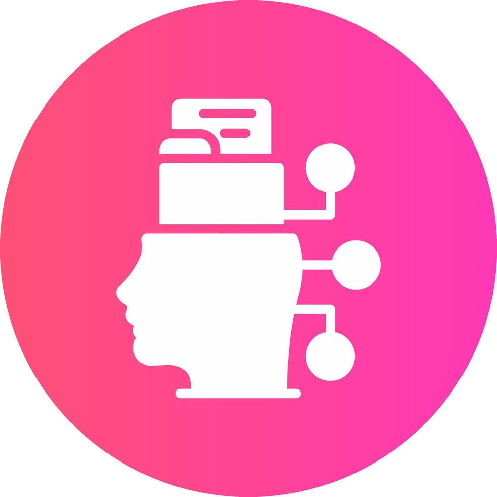 Intelligent Data Creative Icon Design vector