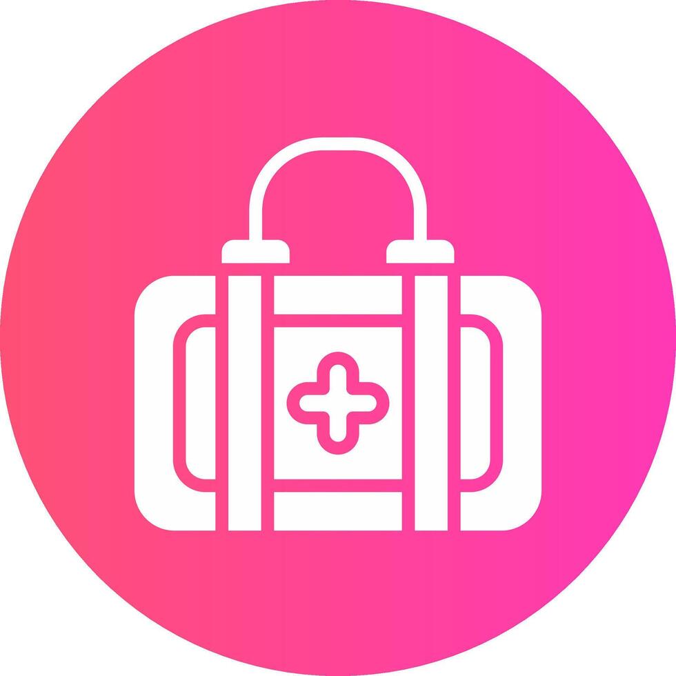 First Aid Kit Creative Icon Design vector