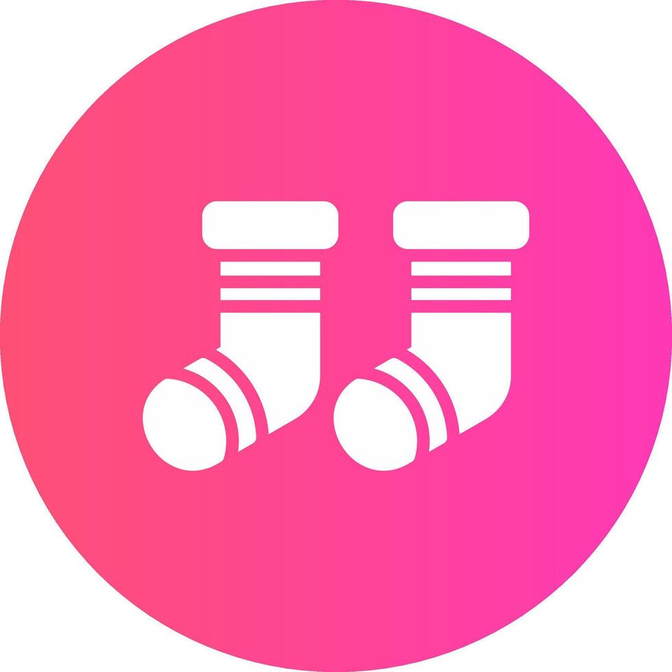 Baby Socks Creative Icon Design vector