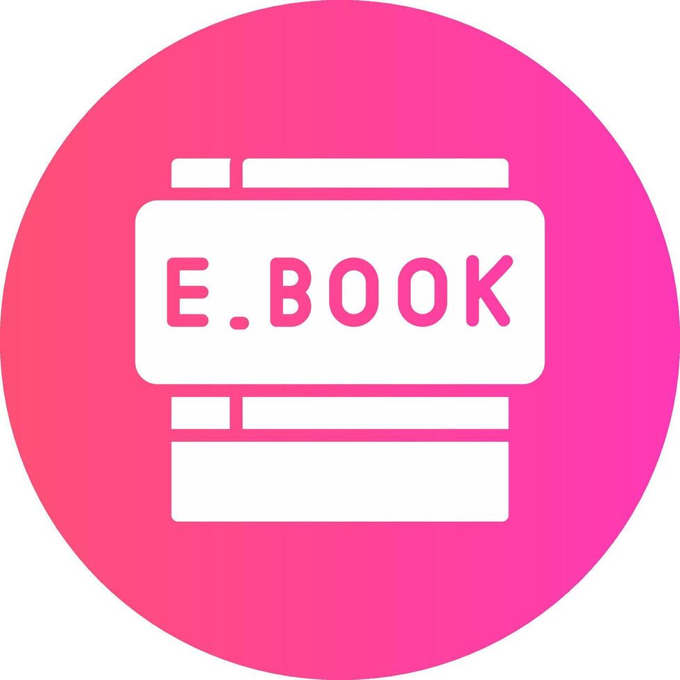 Ebooks Creative Icon Design vector
