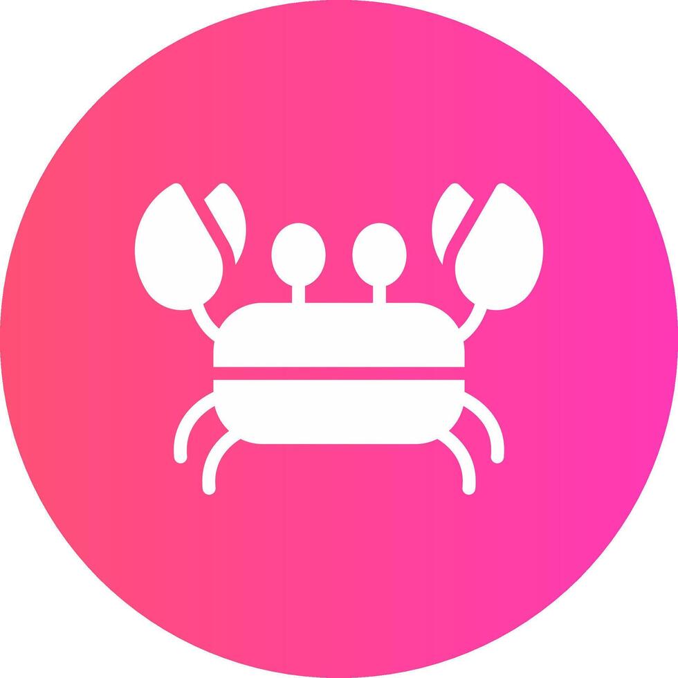 Crab Creative Icon Design vector