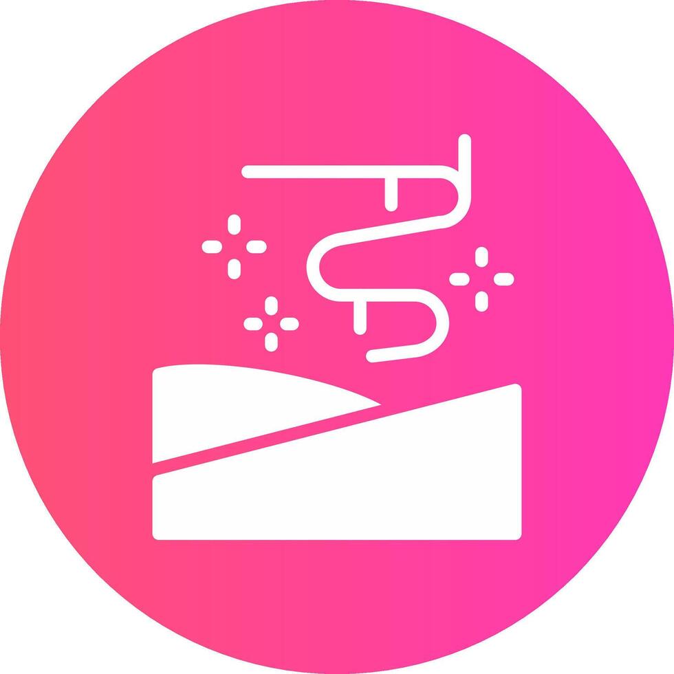 Aurora Borealis Creative Icon Design vector