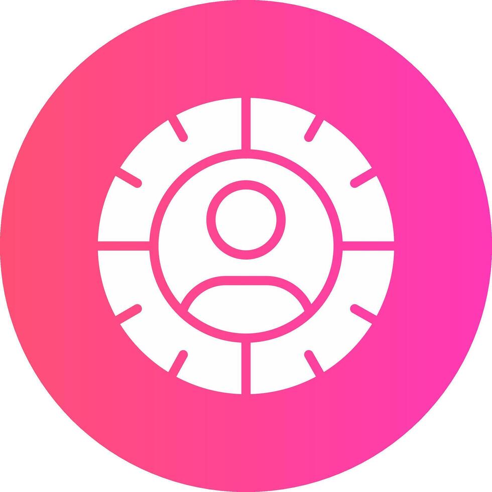 Target Audience Creative Icon Design vector