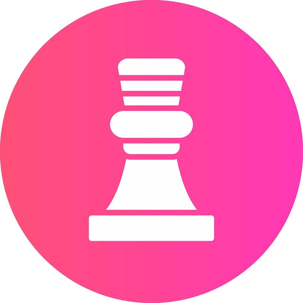 Chess Game Creative Icon Design vector