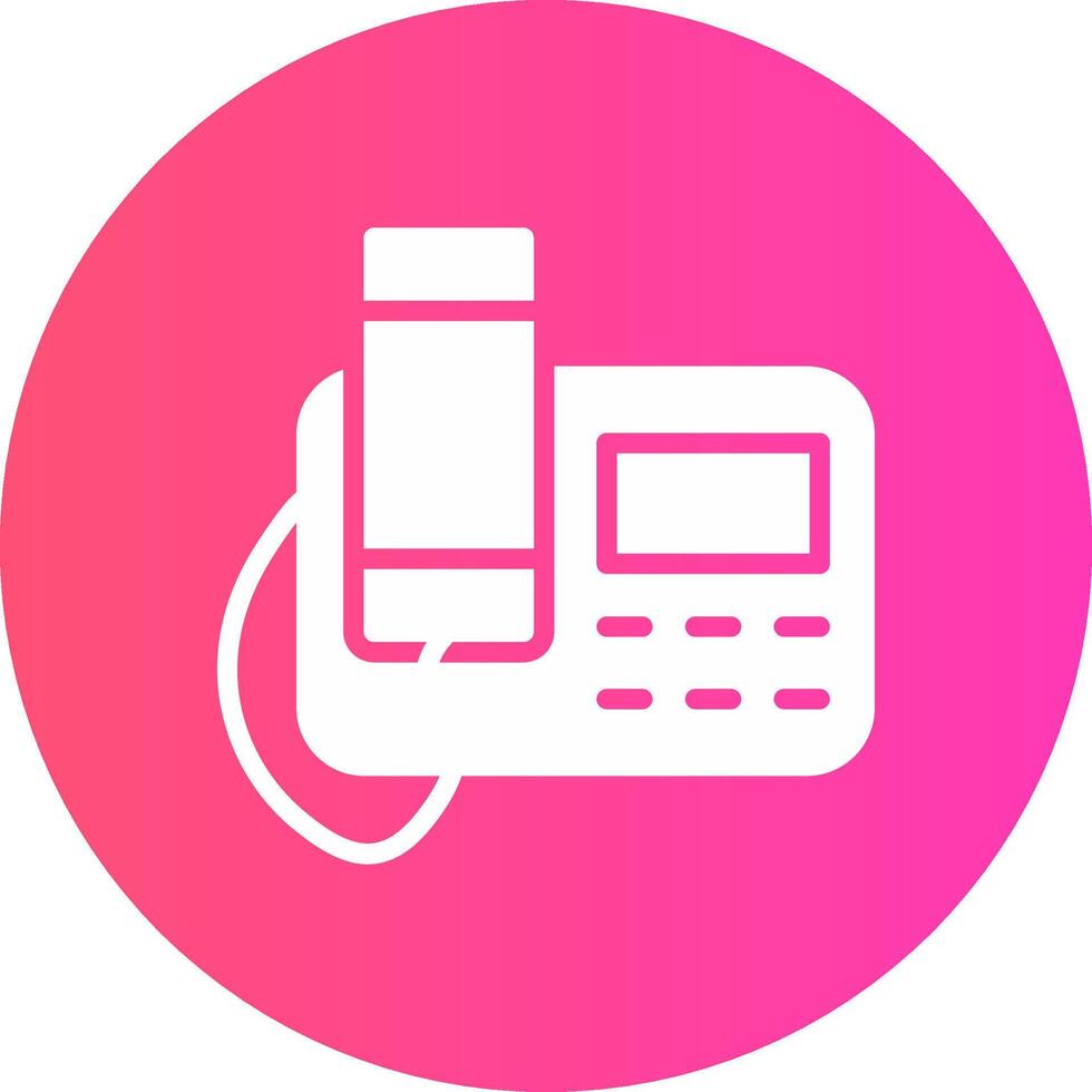 Telephone Creative Icon Design vector