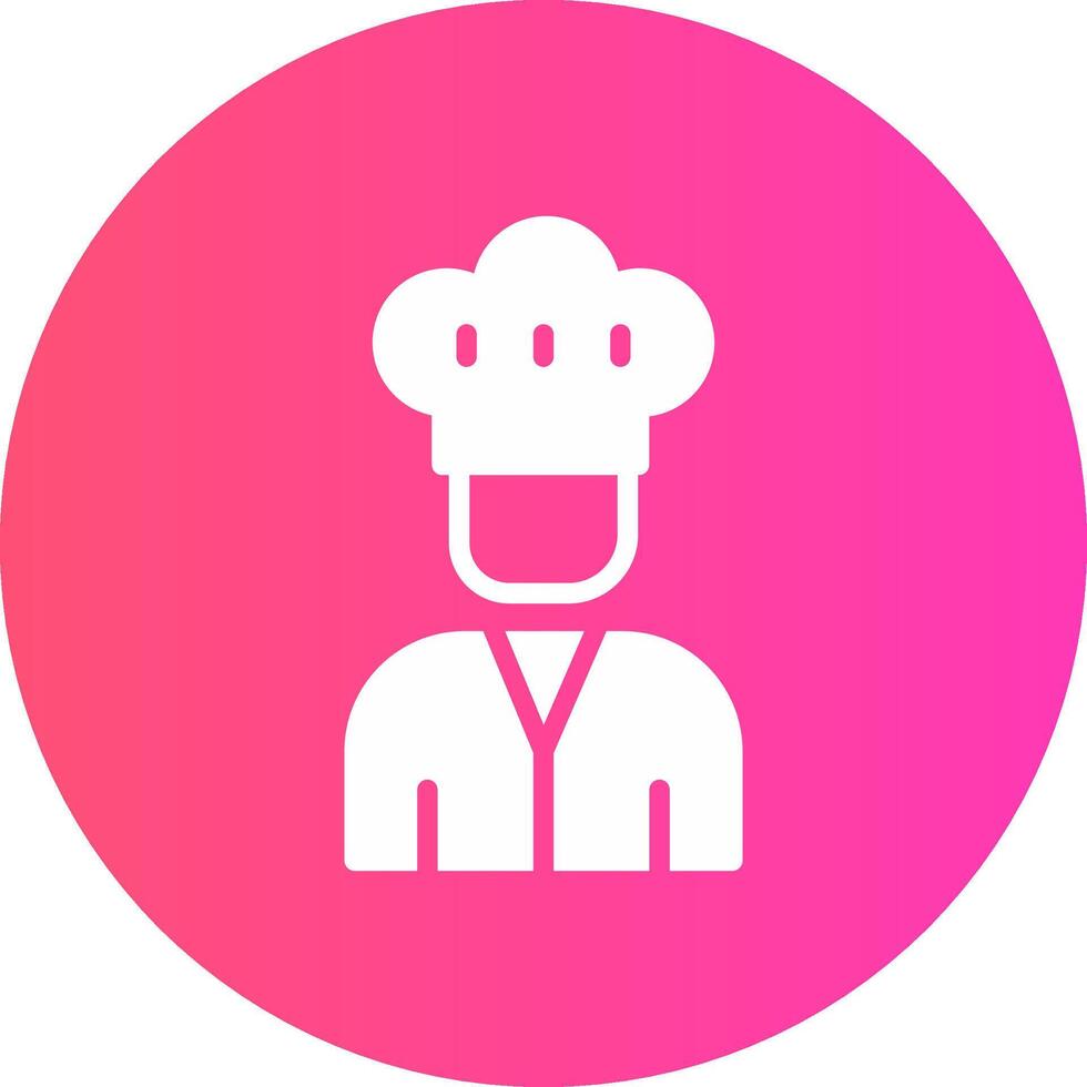 diseño de icono creativo de chef vector