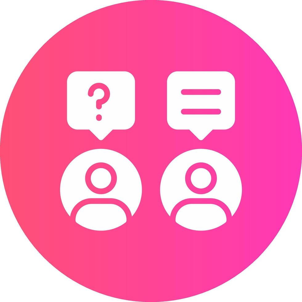 Discussion Creative Icon Design vector