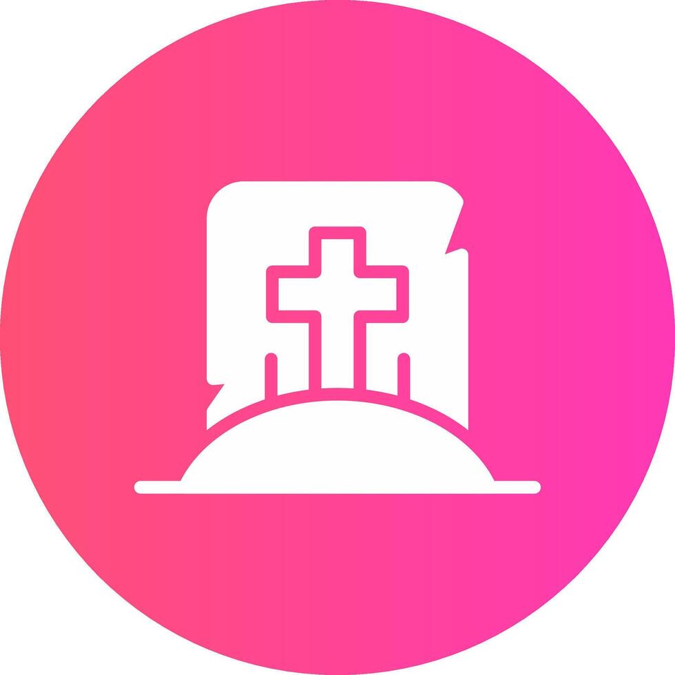 Tomb Creative Icon Design vector