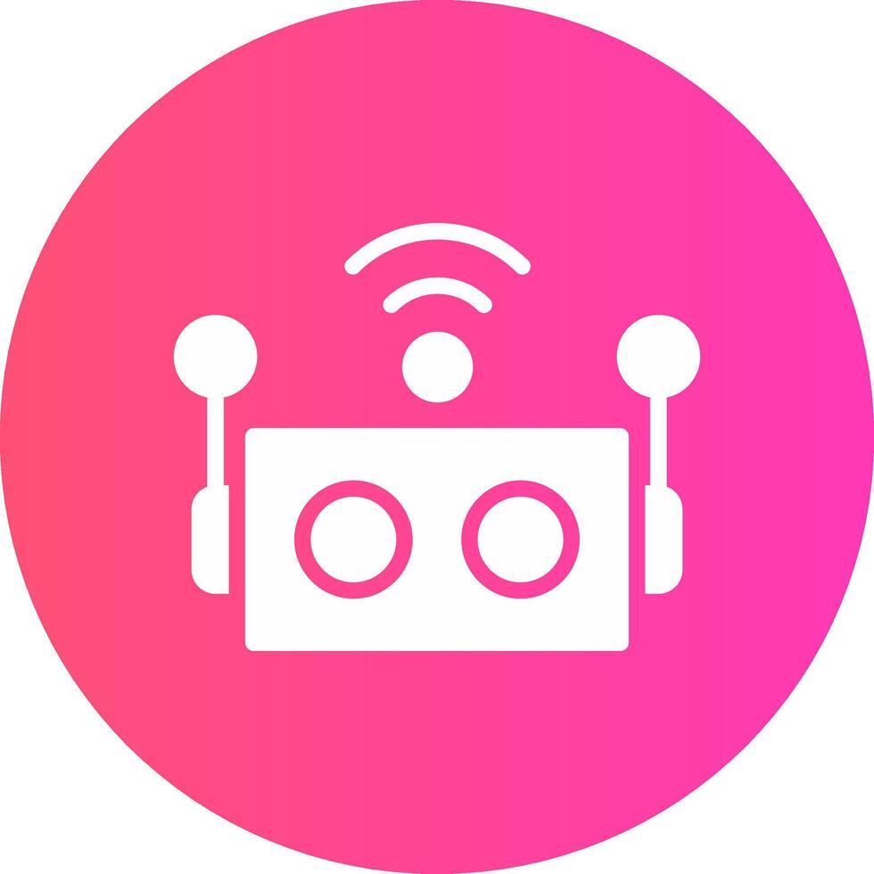 Smart Robotic Creative Icon Design vector