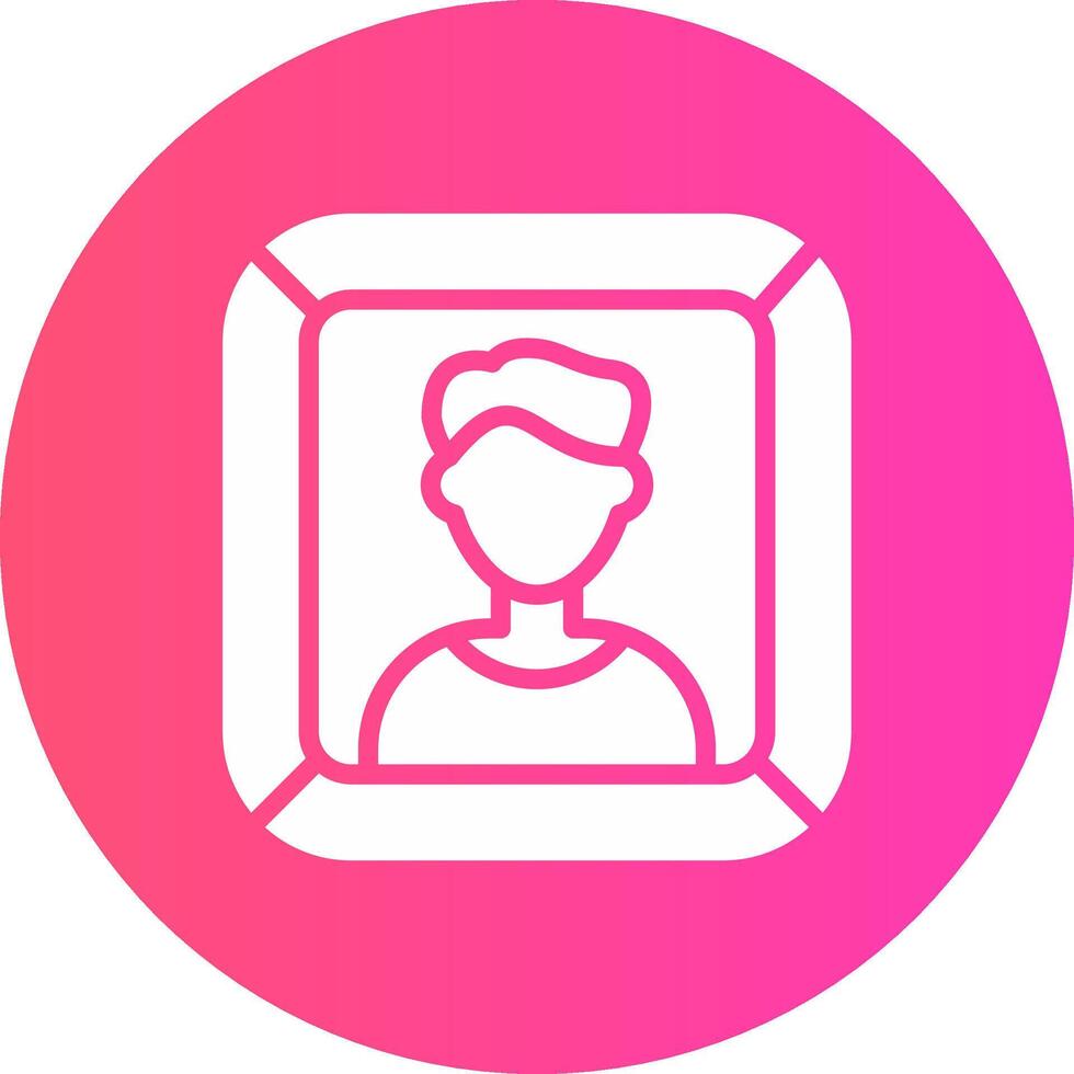 Portrait Creative Icon Design vector