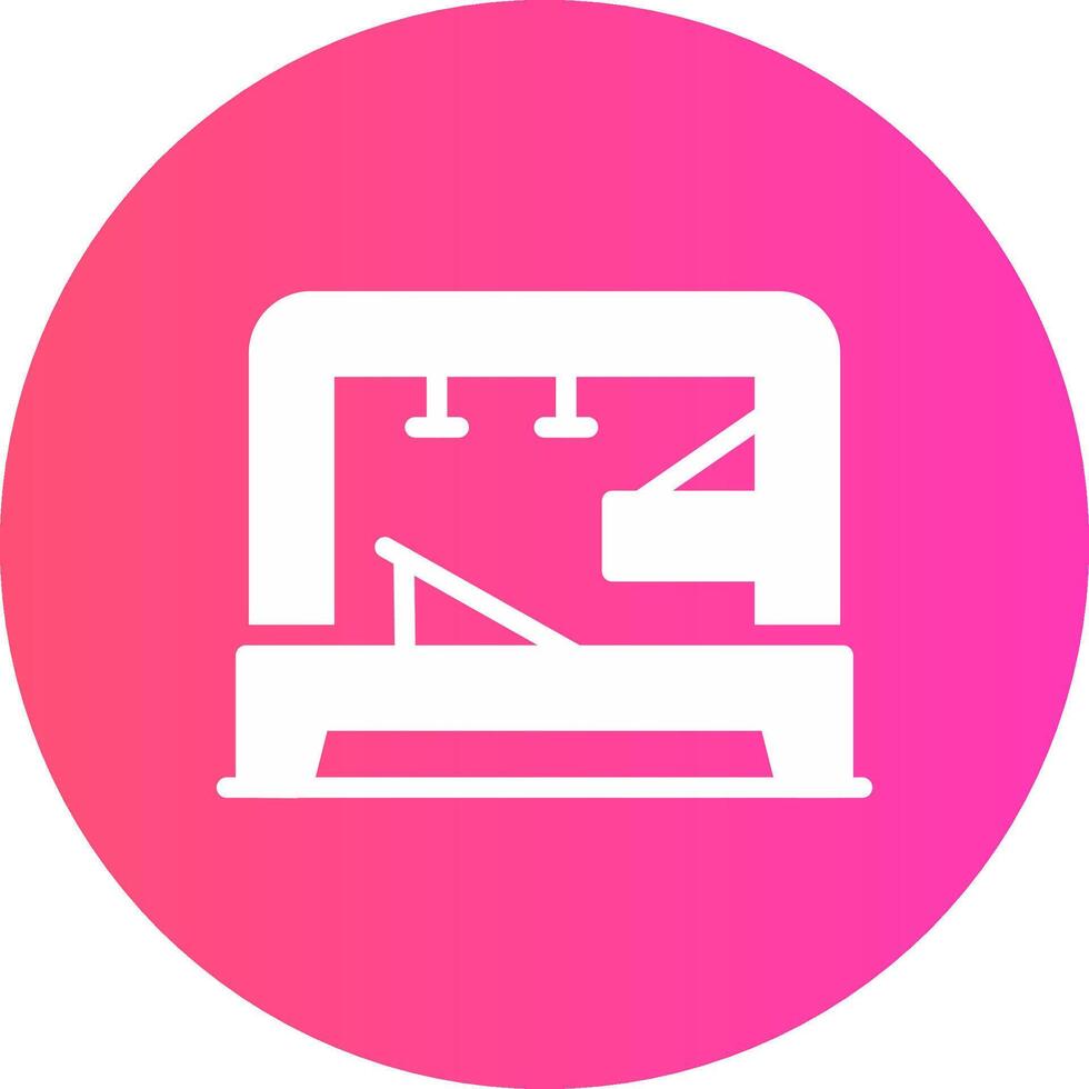 Pilates Tower Creative Icon Design vector