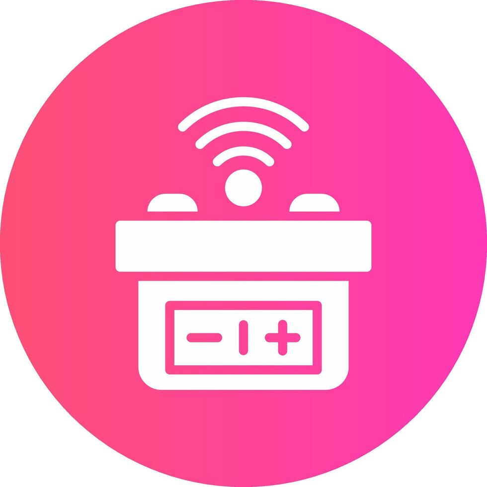 Auto Battery Creative Icon Design vector