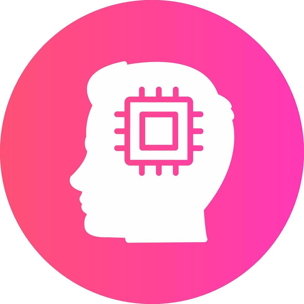 Human Processor Creative Icon Design vector