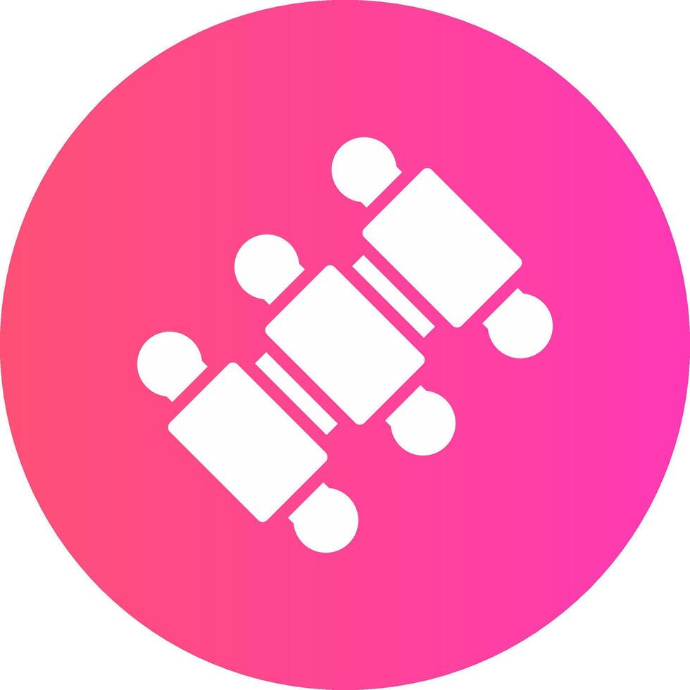 Dorsal Spine Creative Icon Design vector