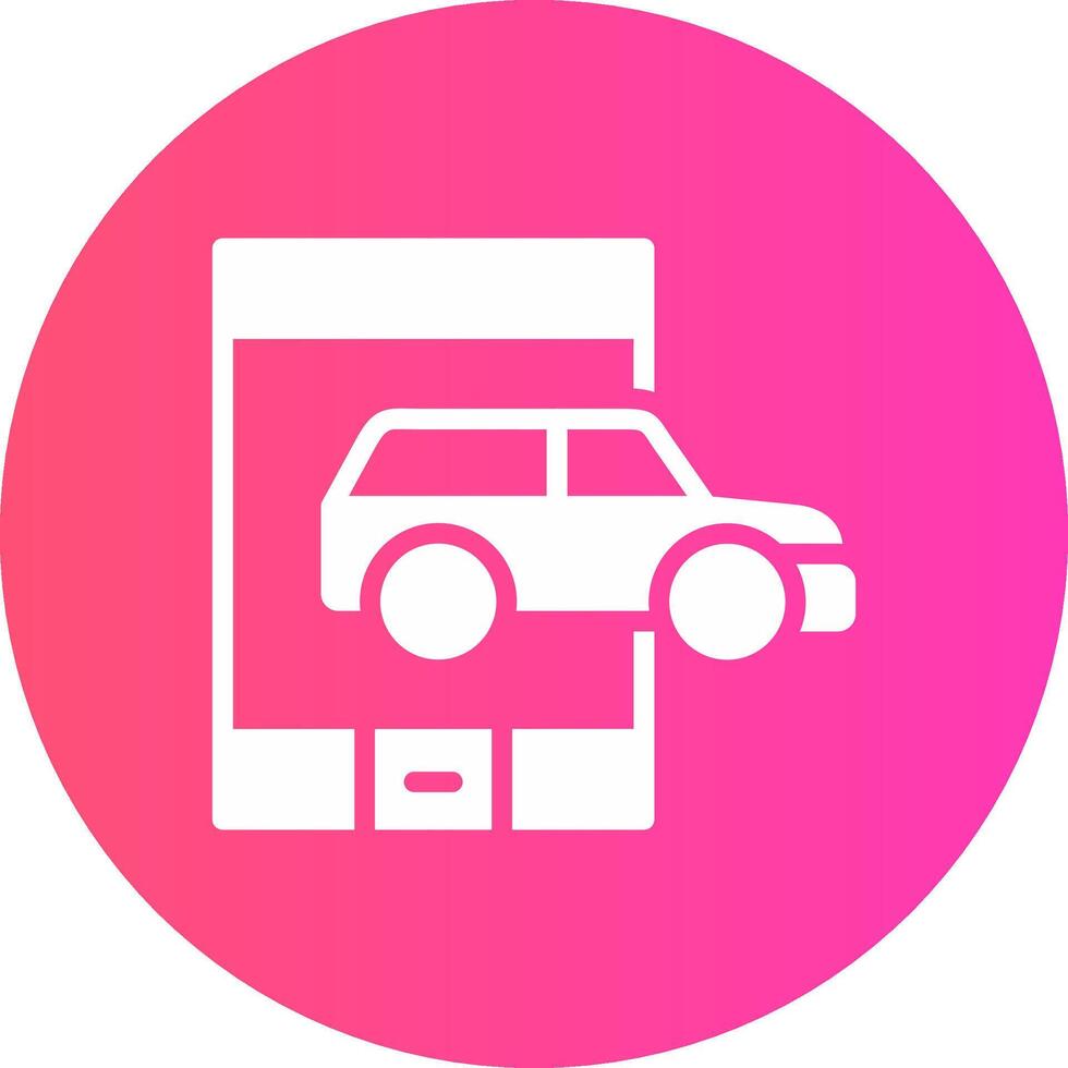 Call Taxi Creative Icon Design vector