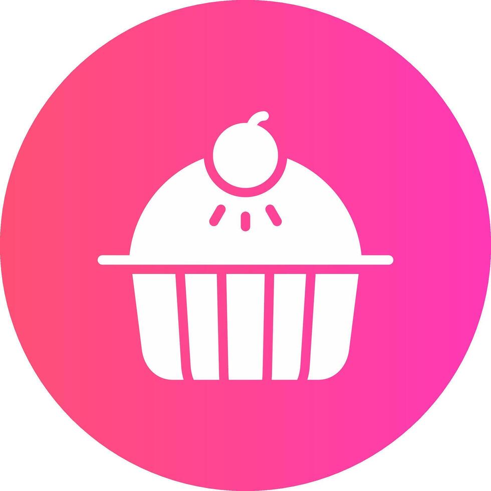 diseño de icono creativo de pastel de manzana vector