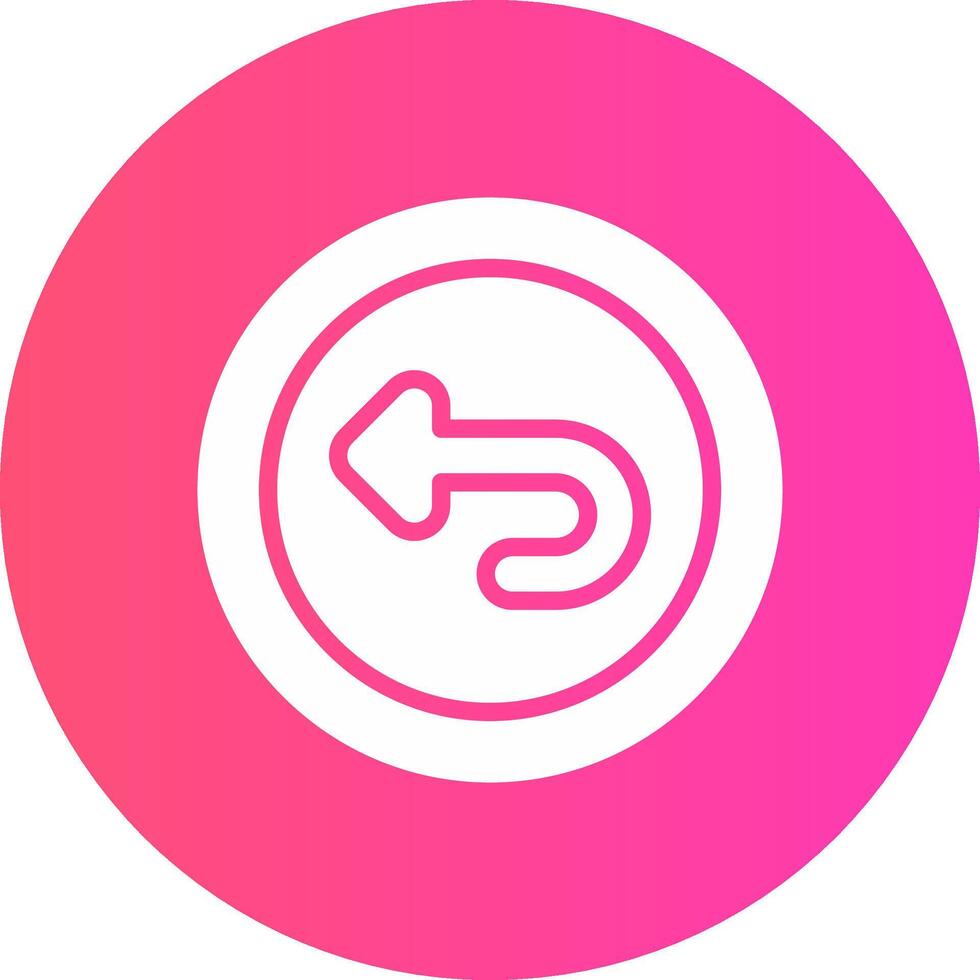 Undo Creative Icon Design vector