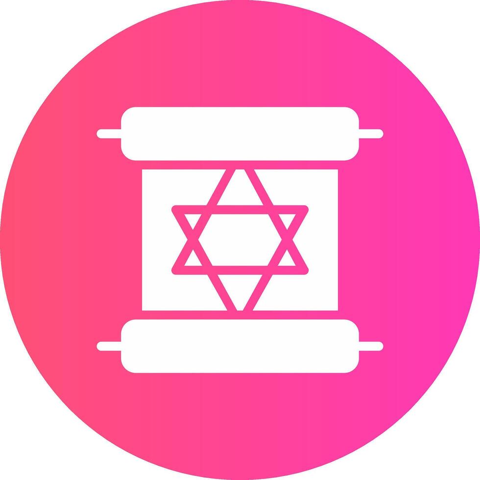 Scroll torah Creative Icon Design vector