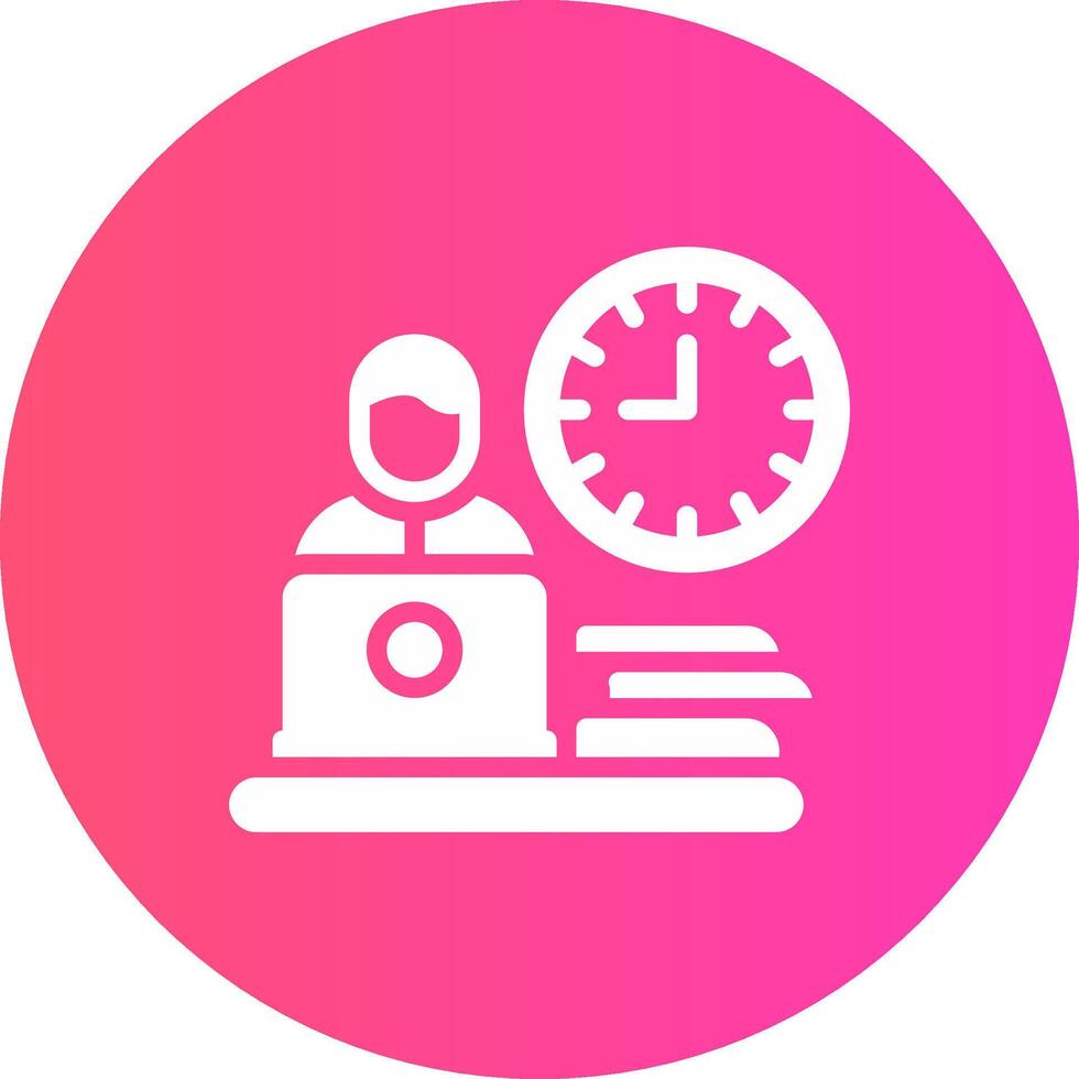Work Habits Creative Icon Design vector
