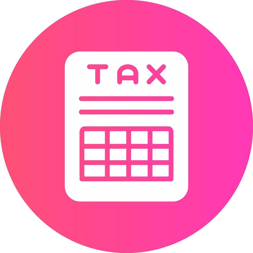 Tax Benefits Creative Icon Design vector