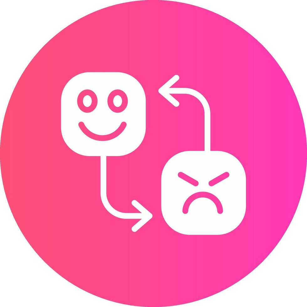Mood Swing Creative Icon Design vector