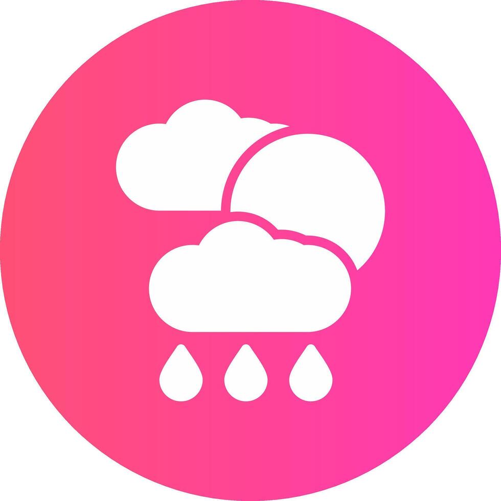 Weather Forecast Creative Icon Design vector
