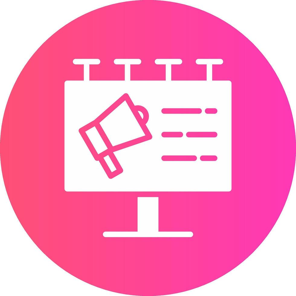 Ad Creative Icon Design vector