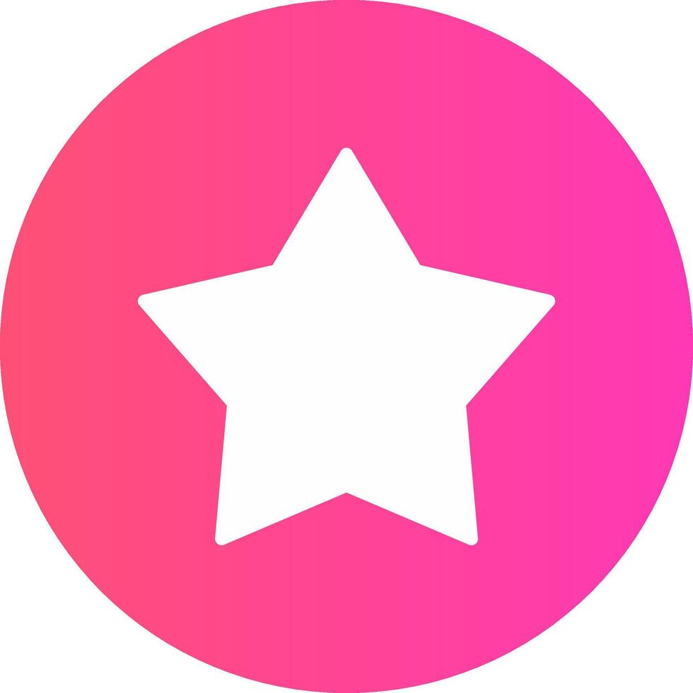 Star Creative Icon Design vector