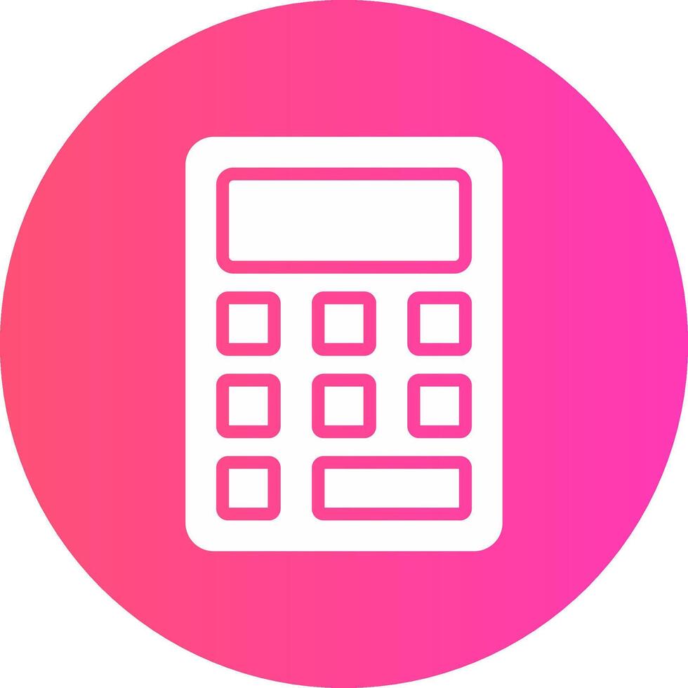 Calculator Creative Icon Design vector