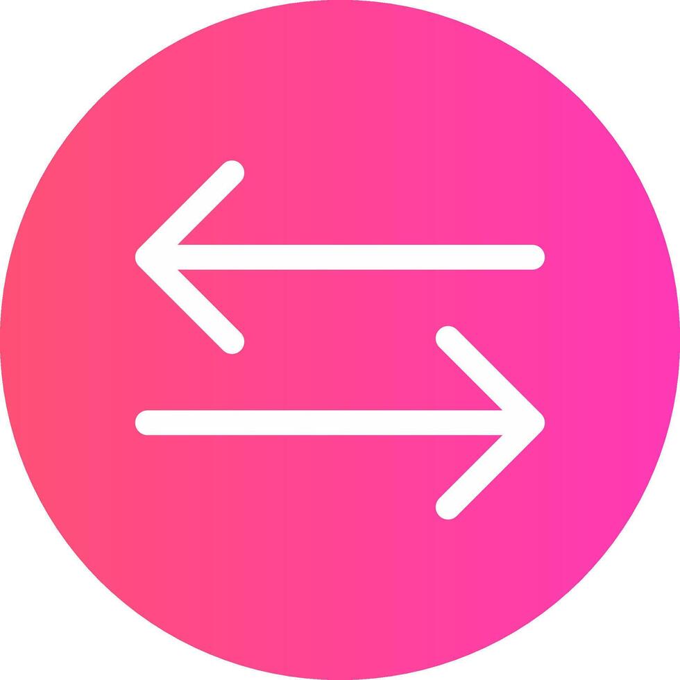 Double Arrow Creative Icon Design vector
