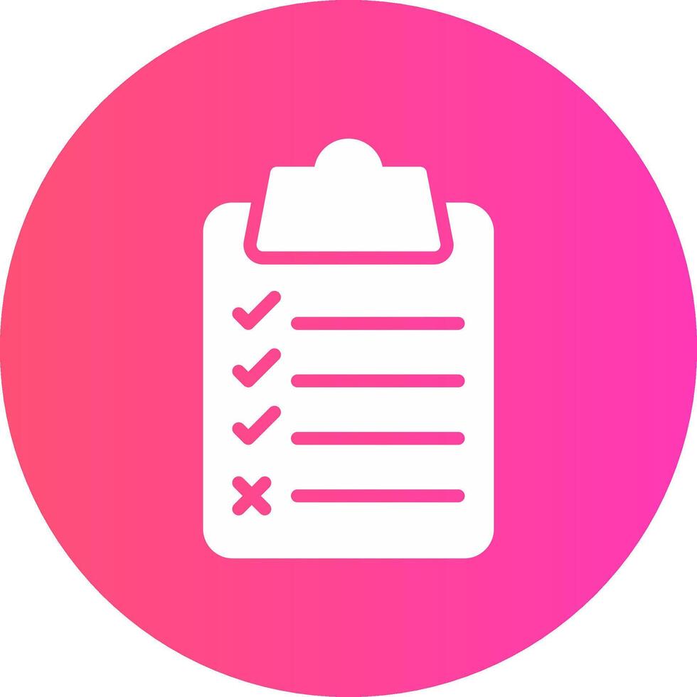 diseño de icono creativo de lista de verificación vector