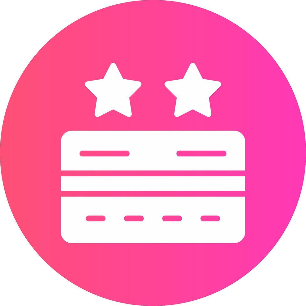Points Rewards Cards Creative Icon Design vector