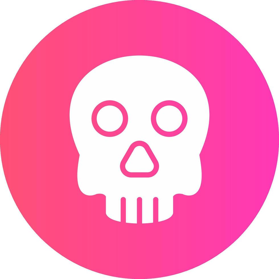 diseño de icono creativo de calavera vector