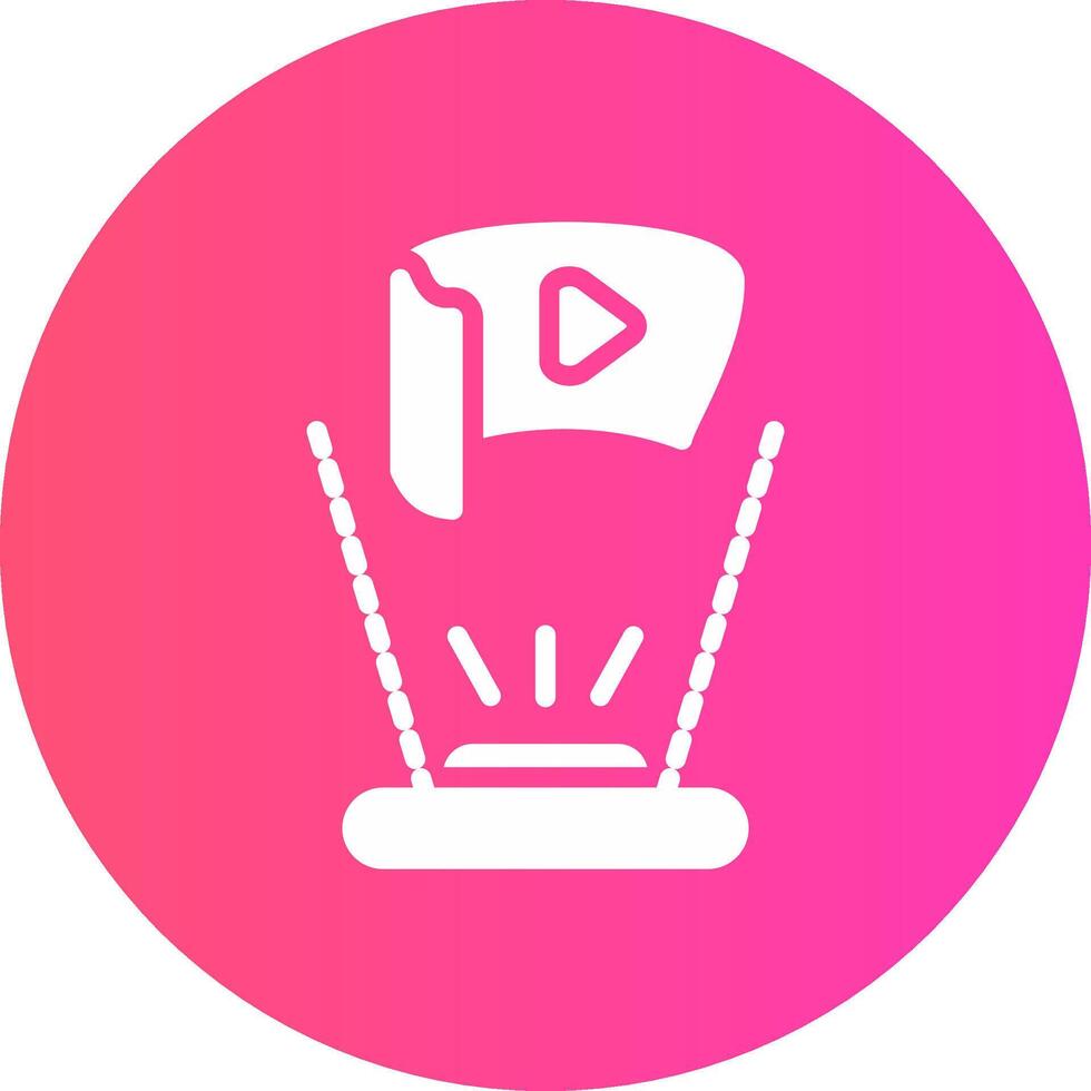 Field Of View Creative Icon Design vector