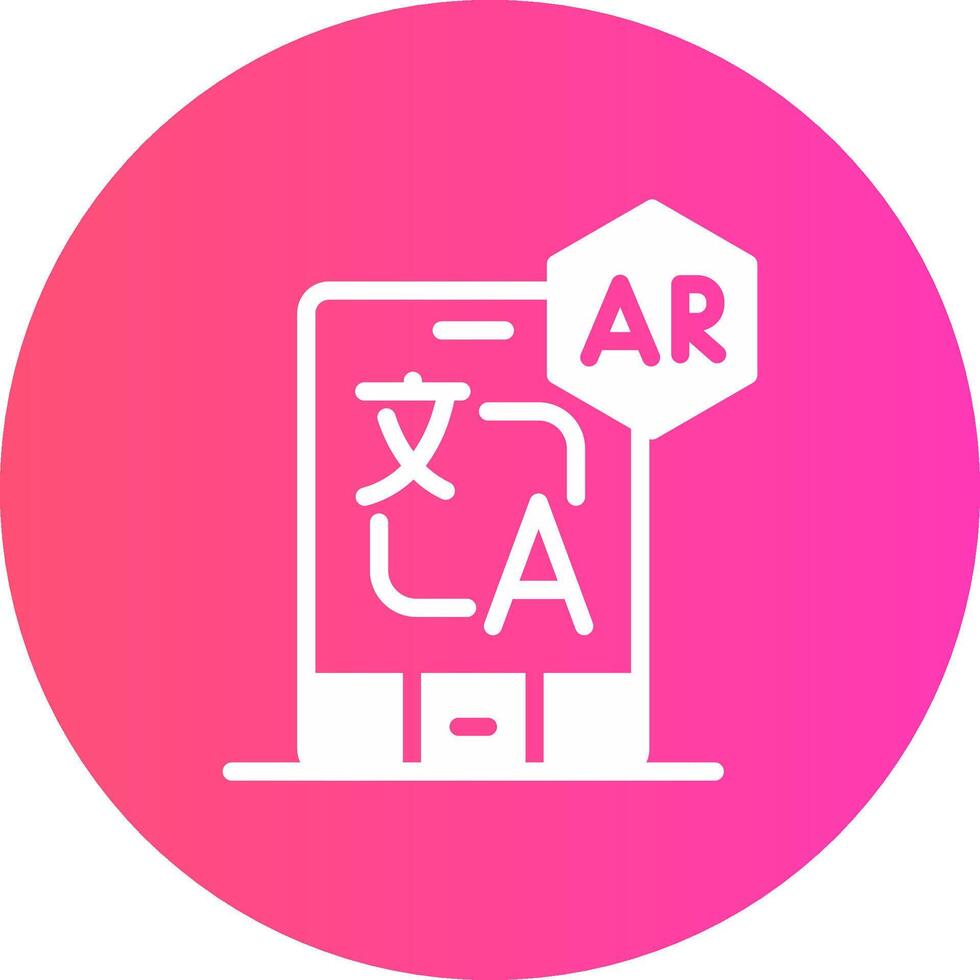 Ar Translation Creative Icon Design vector