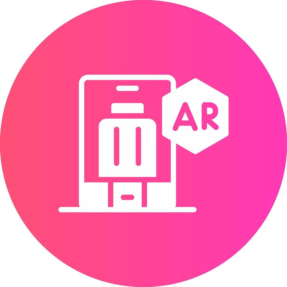 Ar Tourism Creative Icon Design vector