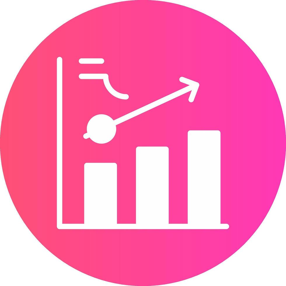 Clustered Bar Creative Icon Design vector