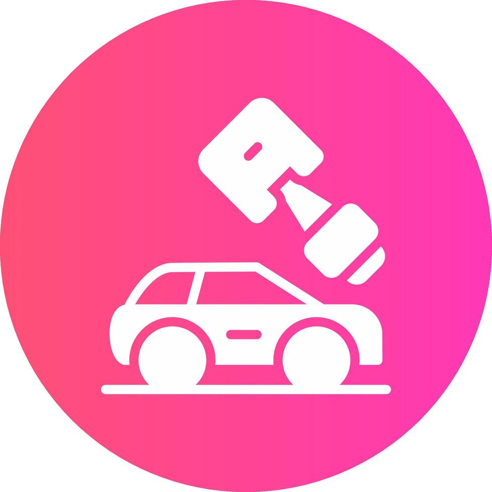 Car Parts Creative Icon Design vector