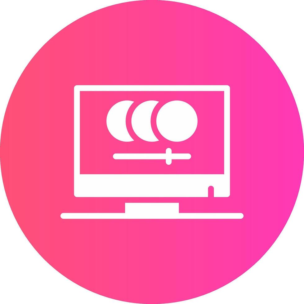 Digital Animation Creative Icon Design vector