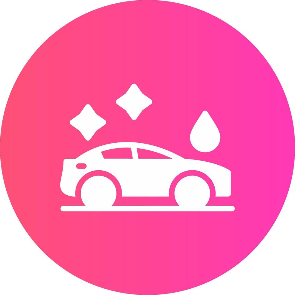 Car Wash Creative Icon Design vector